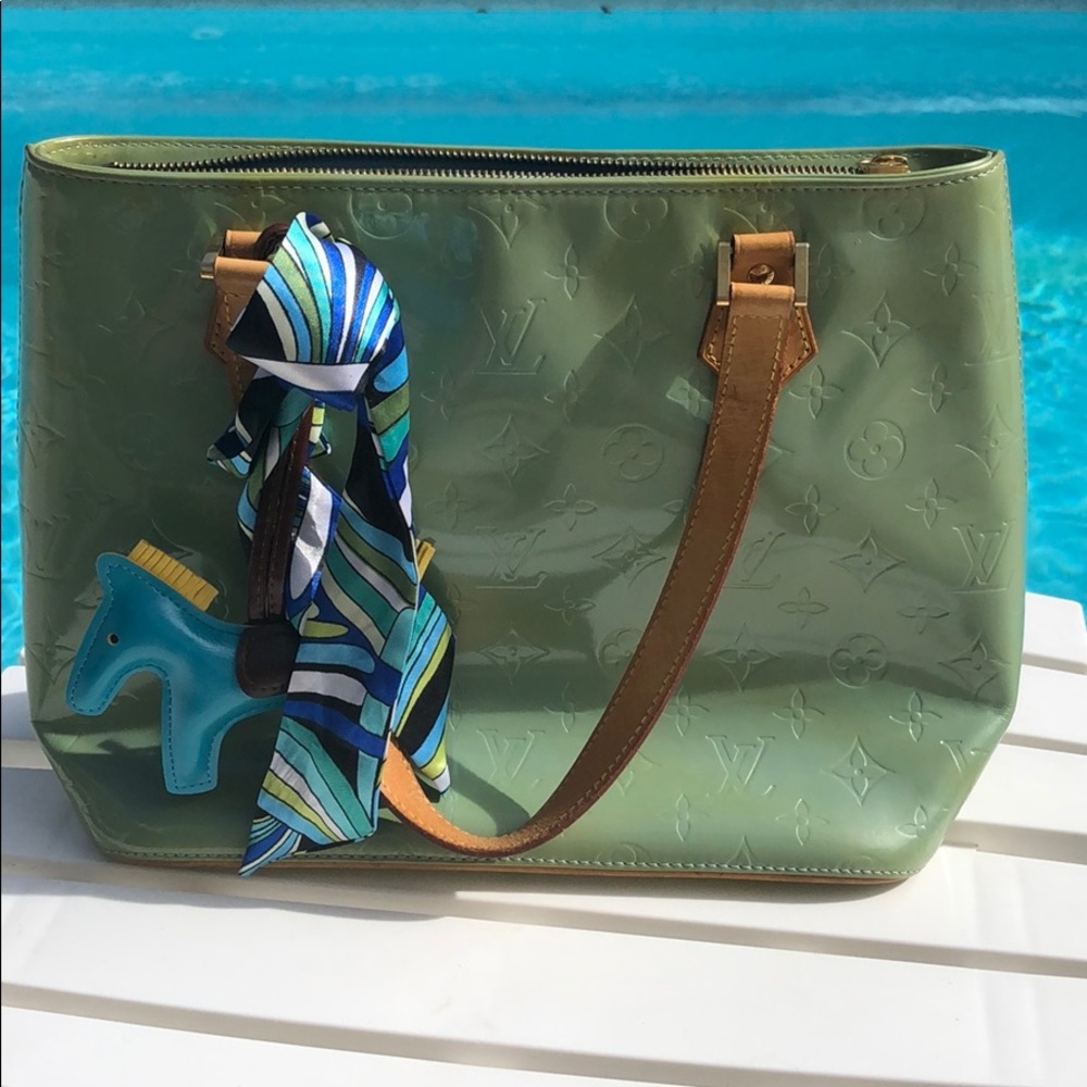 Auth Louis Vuitton Vermis Houston Tote